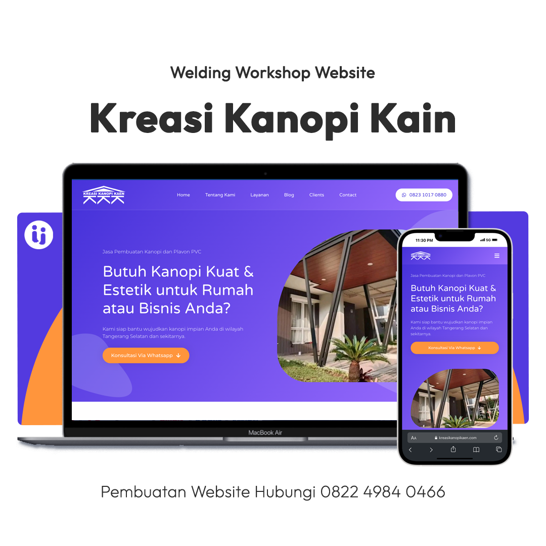 Portofolio Kreasi Kanopi Kain